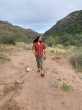 Charger l'image dans la galerie, Commande spéciale réalisée en modèle unique - Chemisette homme en mélange lin/coton/viscose