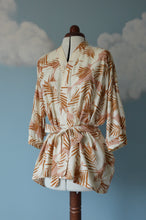 Charger l'image dans la galerie, Réalisé sur commande - Kimono fluide version courte - coloris "Canopy ochre"