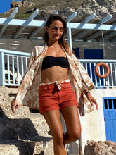 Charger l'image dans la galerie, Réalisé sur commande - Kimono fluide version courte - coloris "Canopy ochre"