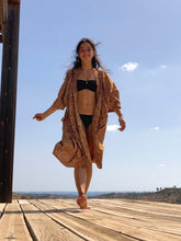 Charger l'image dans la galerie, Réalisé sur commande - Kimono fluide - coloris "Shade ochre"