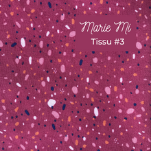 Charger l'image dans la galerie, EN STOCK Chouchou adulte en coton BIO #4 (bleu à pois multicolores)