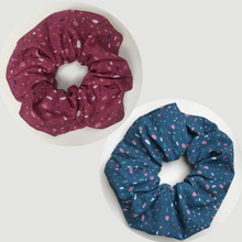 Charger l'image dans la galerie, Lot de 2 chouchous adultes - coton rose #3 BIO et coton bleu #4 BIO