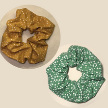 Charger l'image dans la galerie, Lot de 2 chouchous adultes - coton jaune #5 BIO et coton vert #6 BIO