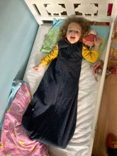 Charger l'image dans la galerie, Commande spéciale en modèle unique - Turbulette enfant grande taille - version hiver - double gaze de coton doublée en polaire