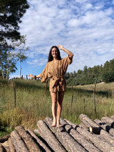 Charger l'image dans la galerie, Réalisé sur commande - Kimono fluide - coloris "Shade ochre"