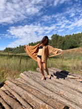 Charger l'image dans la galerie, Réalisé sur commande - Kimono fluide - coloris "Shade ochre"