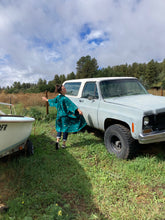 Charger l'image dans la galerie, Réalisé sur commande - Kimono fluide - coloris "Bloom émeraude"