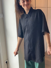 Charger l'image dans la galerie, Commande spéciale réalisée en modèle unique - Chemisette homme en mélange lin/coton/viscose