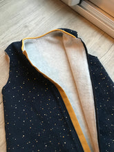 Charger l'image dans la galerie, Commande spéciale en modèle unique - Turbulette enfant grande taille - version hiver - double gaze de coton doublée en polaire