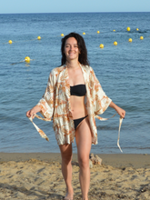 Charger l'image dans la galerie, Réalisé sur commande - Kimono fluide version courte - coloris "Canopy ochre"