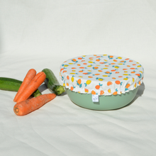 Charger l'image dans la galerie, Couvre-plat lavable en coton bio - TAILLE L - motif citrons