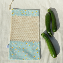 Charger l'image dans la galerie, Sac à vrac 100% coton bio - TAILLE L - motif pâquerettes