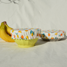 Charger l'image dans la galerie, Couvre-plat lavable en coton bio - TAILLE S - motif citrons