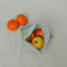 Charger l'image dans la galerie, EN STOCK Lot de 2 sacs à vrac / pochons de rangement 100% coton bio - TAILLES S - motif renards