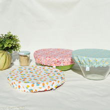Charger l'image dans la galerie, Couvre-plat lavable en coton bio - TAILLE XL - motif citrons