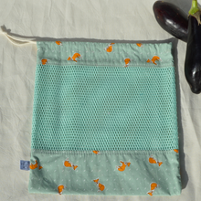 Charger l'image dans la galerie, Sac à vrac 100% coton bio - TAILLE XL - motif renards