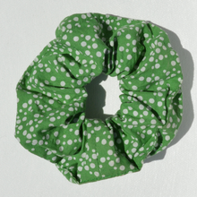 Charger l'image dans la galerie, Lot de 2 chouchous adultes - coton vert à pois #6 BIO