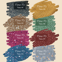 Charger l'image dans la galerie, Lot de 2 chouchous adultes - coton rouge terracotta à pois #7 BIO