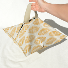 Charger l'image dans la galerie, Sac à tarte à palmes d'or réversible
