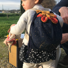 Charger l'image dans la galerie, Commande spéciale réalisée en modèle unique - Sac à dos enfant personnalisé