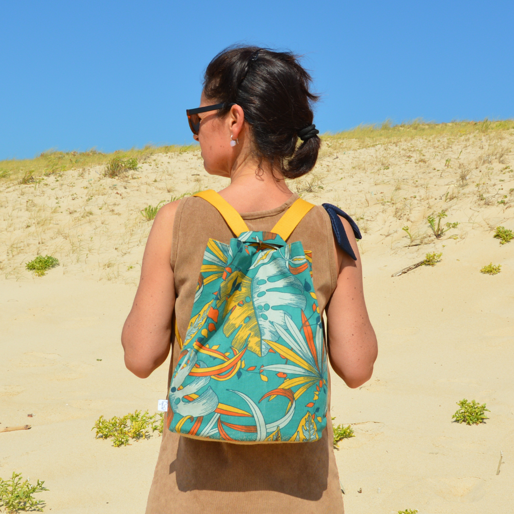 Sac à dos hot sale toile de jute